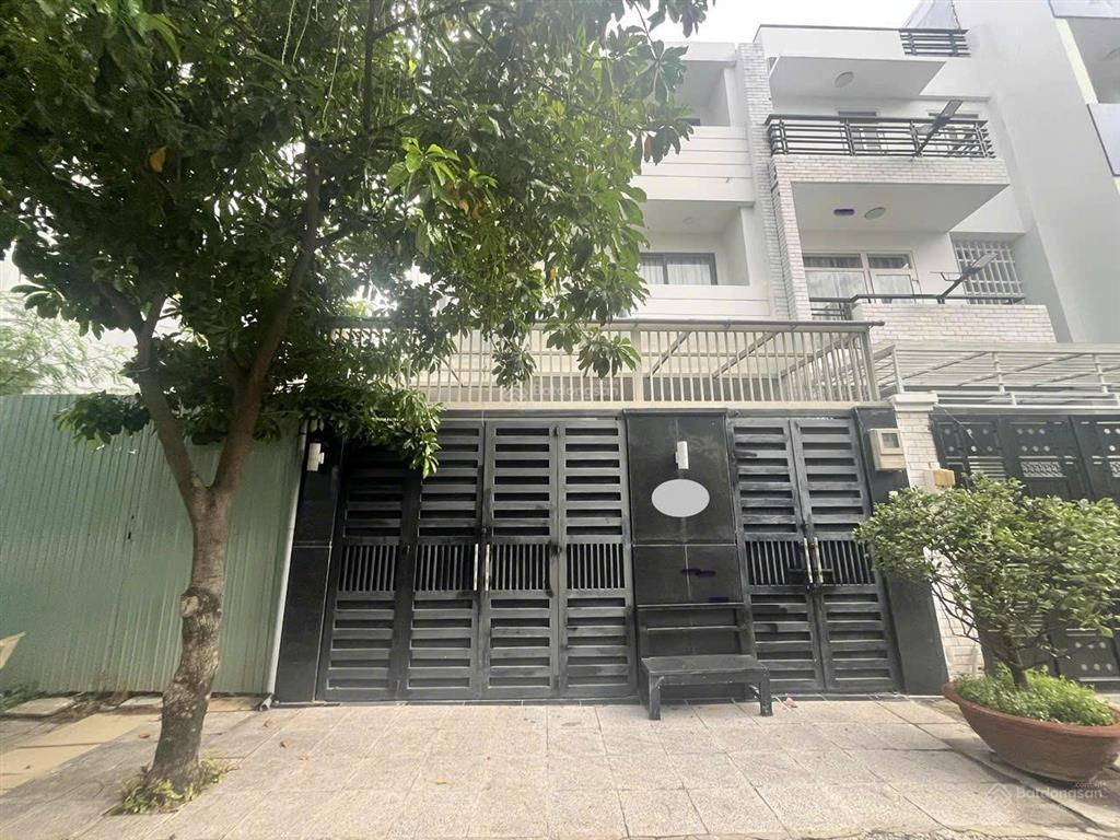 Mặt tiền đường 10m có lề, ngang 6m, hầm 2 ô tô  nhà 5 tầng khu đông thủ thiêm