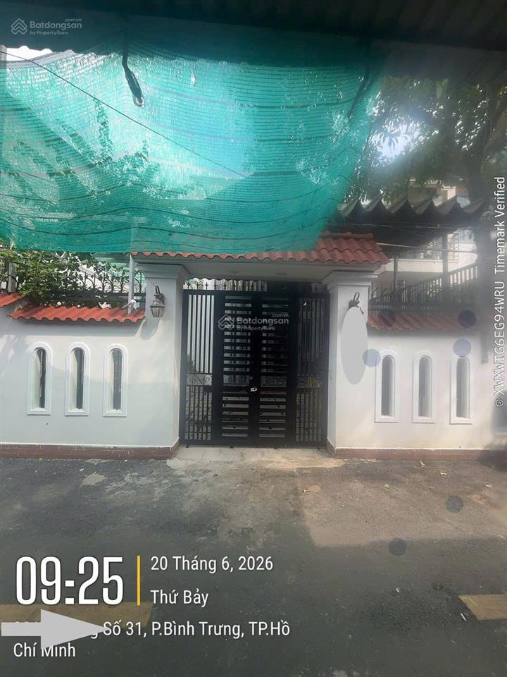 Biệt thự mini ngang 7m  sân ô tô riêng  đất gần 118.7m2 tại bình trưng