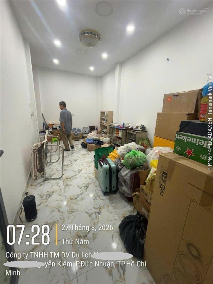 Nhà mới 4 tầng gần ngã tư phú nhuận  211,2m2 sàn  5pn  giá 9.1 tỷ