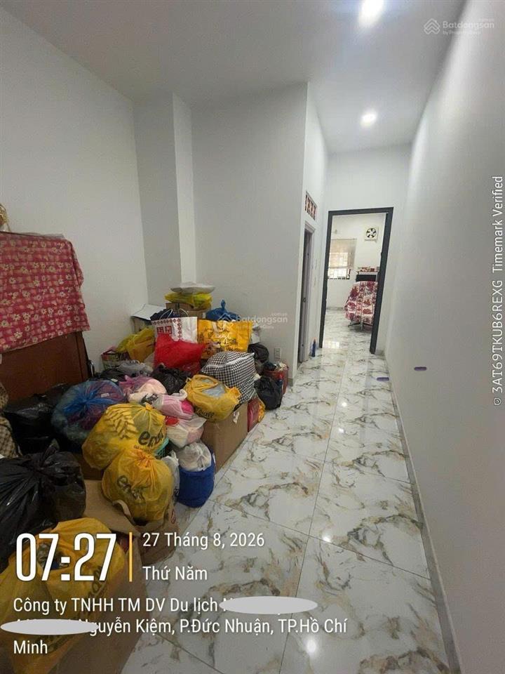 Nhà mới 4 tầng gần ngã tư phú nhuận  211,2m2 sàn  5pn  giá 9.1 tỷ
