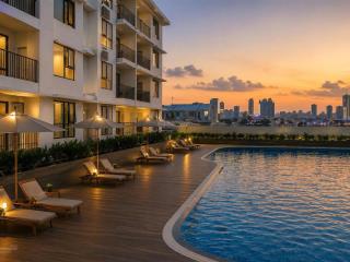 Căn hộ benhill 2pn+2wc sân vườn, bước ra là view hồ bơi, nội khu duy nhất còn lại từ chủ đầu tư
