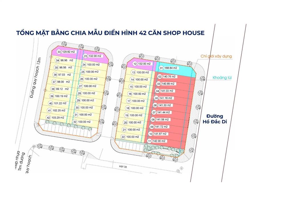 Cho thuê nhà phố 5 tầng hue legacy residence mặt tiền 38 hồ đắc di tp huế (giảm 50% cho 2 năm đầu)