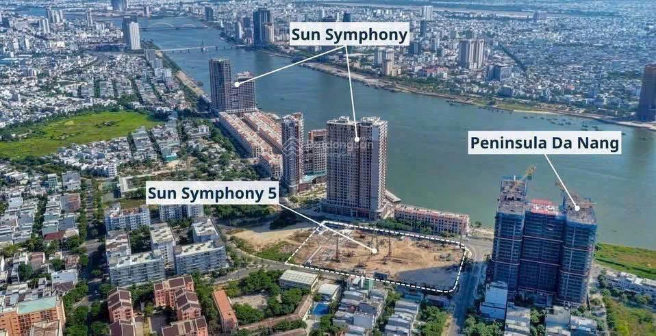 Studio mặt sông hàn chỉ với hơn 2 tỷ tại sun symphony 5, thanh toán 70% nhận nhà ngay,view pháp hoa