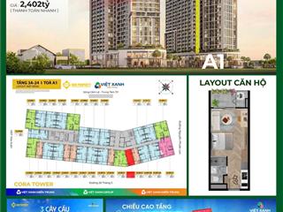 Hiếm. căn studio tòa cora sungrouptrung tâm nam đà nẵng,dt 32m2,cực dễ cho thuê sinh lời!chốt ngay