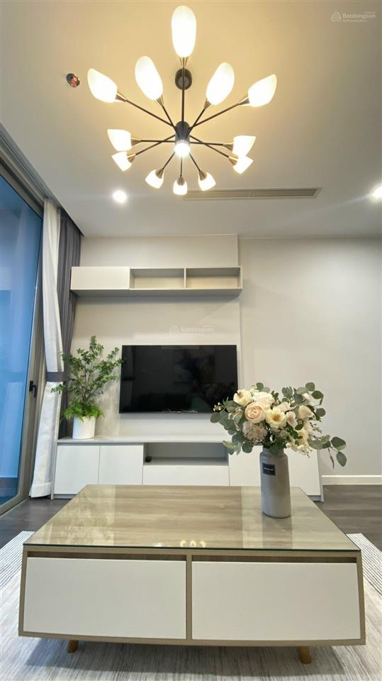 Cho thuê gấp cc 2pn+1 , 88m2 tầng trung, full đồ đẹp tại chung cư the nine, có slot oto