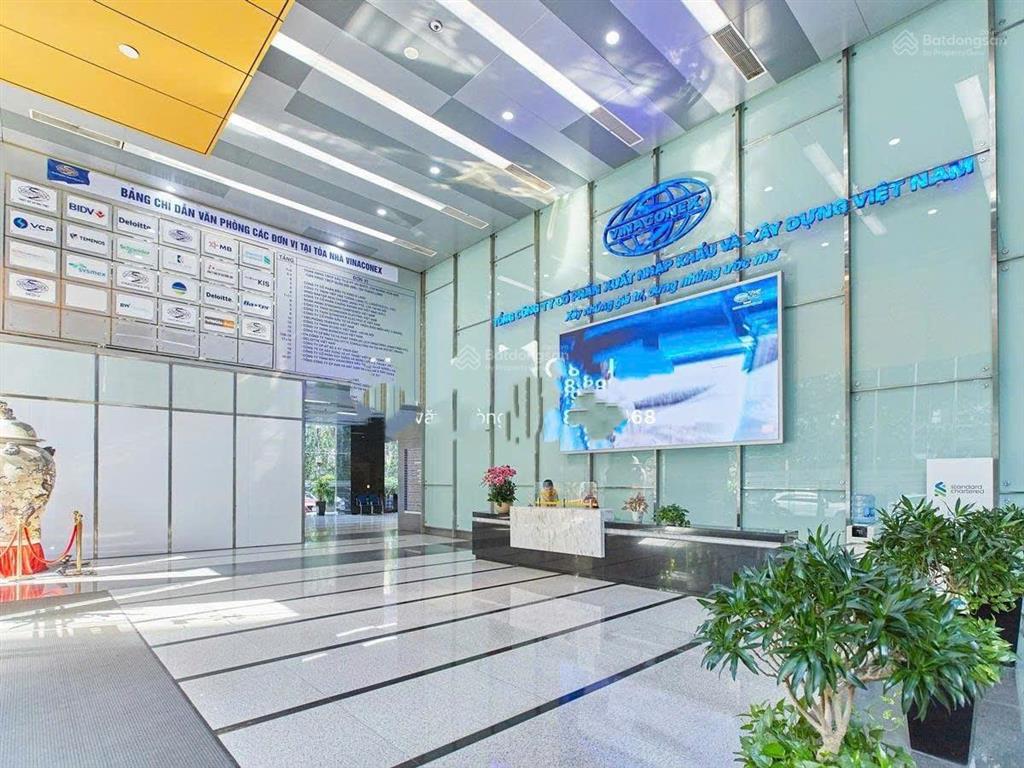 Cho thuê 118m2 sàn vp hạng a toà vinaconex  láng hạ, sẵn bàn giao
