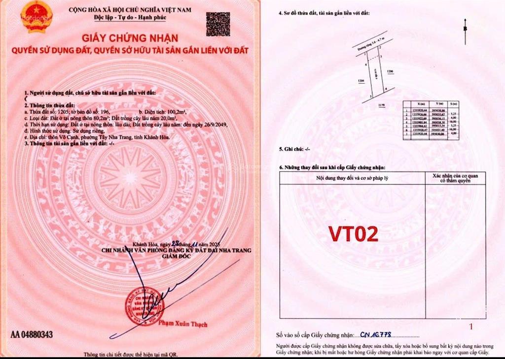 Bán 3 lô vĩnh trung, tây nha trang giá đầu tư, mua ở an cư lạc nghiệp!