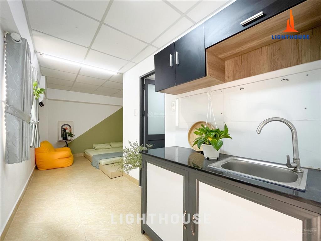 Studio giá rẻ full nt ngay chợ hạnh thông tây gần cv làng hoa