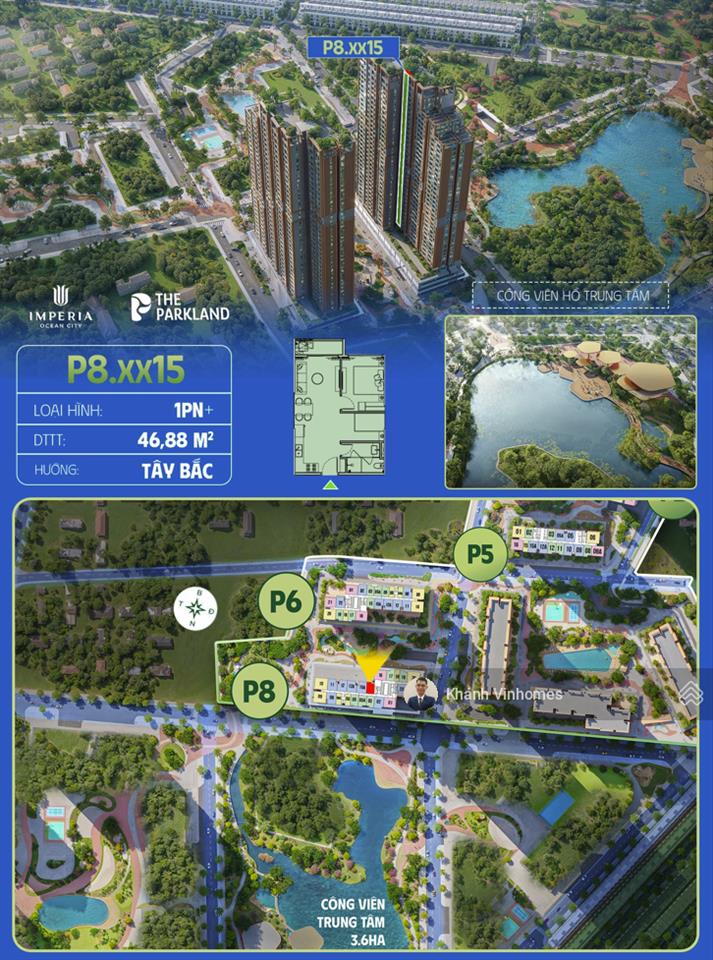 0972 812 ***  căn 1pn+1 "giá tốt" the parkland ocp2 chỉ 2.6 tỷ hoặc vốn tự có 740tr vay htls 5 năm