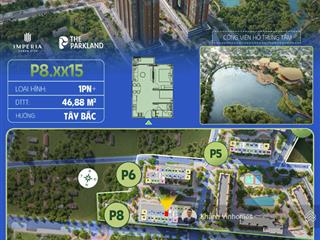 0972 812 ***  căn 1pn+1 "giá tốt" the parkland ocp2 chỉ 2.6 tỷ hoặc vốn tự có 740tr vay htls 5 năm