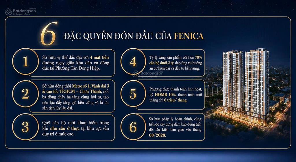 Chuẩn sống  chuẩn an cư  chuẩn đầu tư. nhận booking 0đ dự án fenica