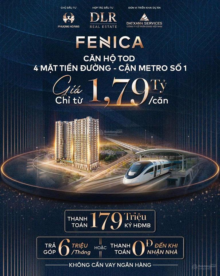 Chuẩn sống  chuẩn an cư  chuẩn đầu tư. nhận booking 0đ dự án fenica