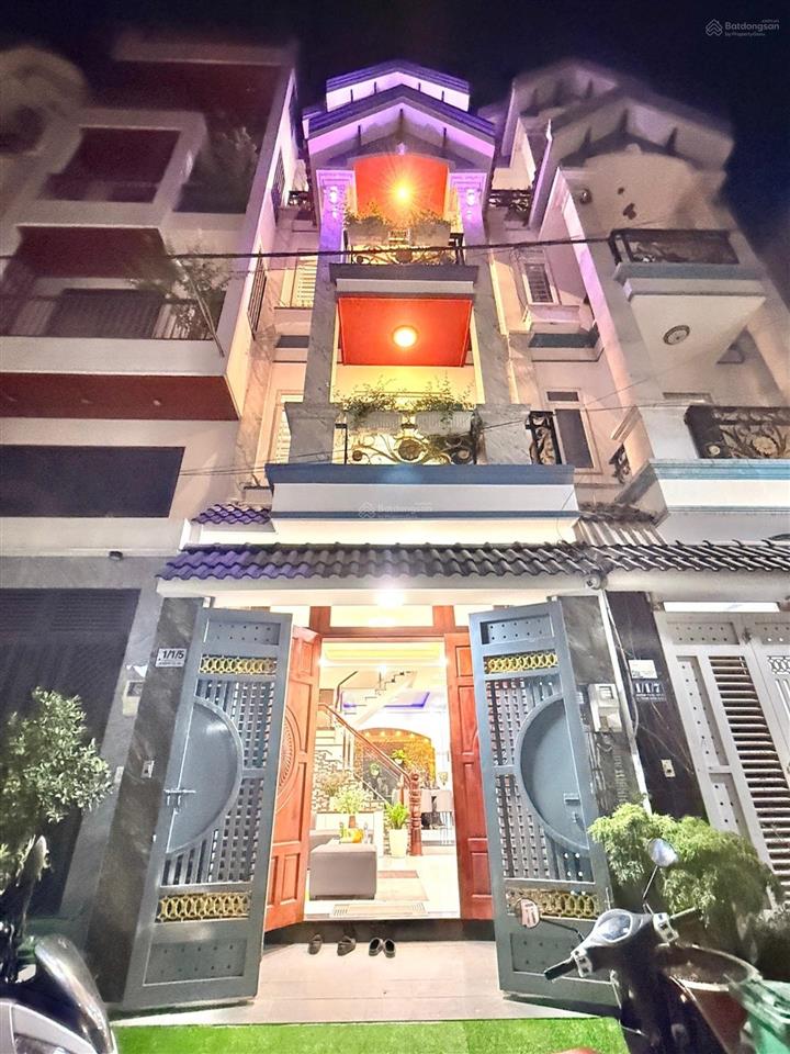 Bán nhà tại thạnh xuân 38, 6,3 tỷ, 54m2, 4pn, 5wc, mặt tiền 8m xe tải thông, 100m ra hà huy giáp