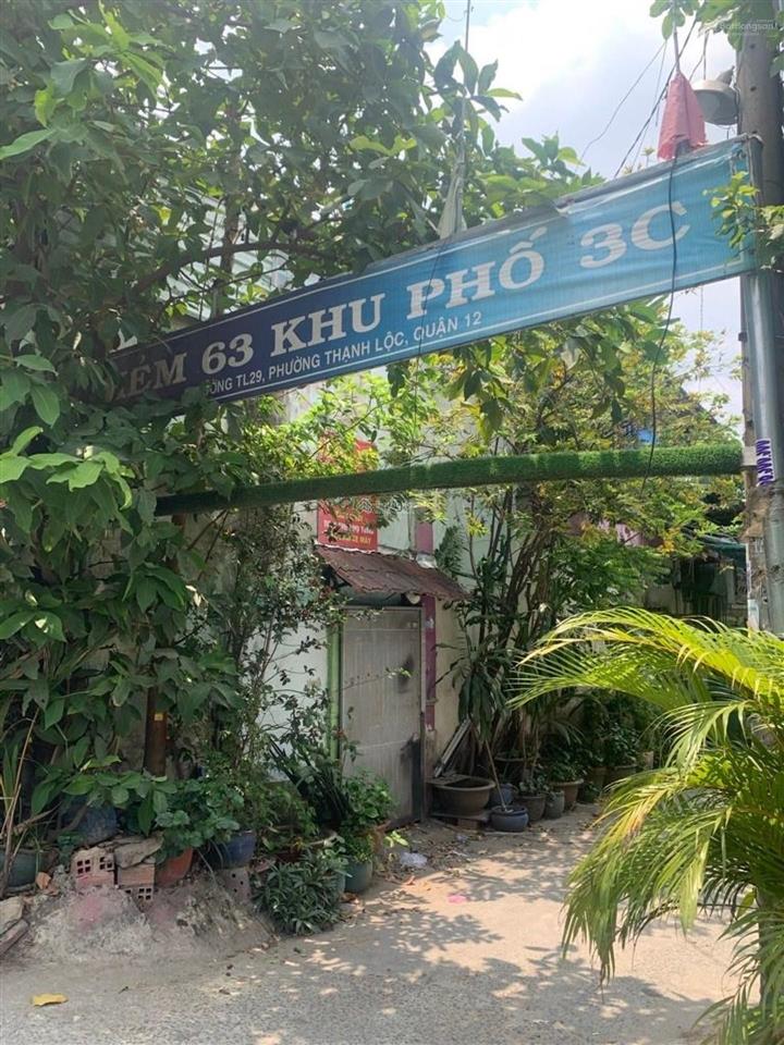Bán nhà riêng tại thạnh lộc 29, 3,6 tỷ, 50m2, chính chủ, view đẹp