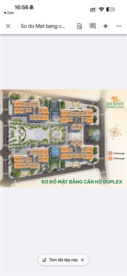 Cắt lỗ gấp căn duplex 3pn dự án an bình homeland hà đông chủ bán giá ngang căn hộ thường