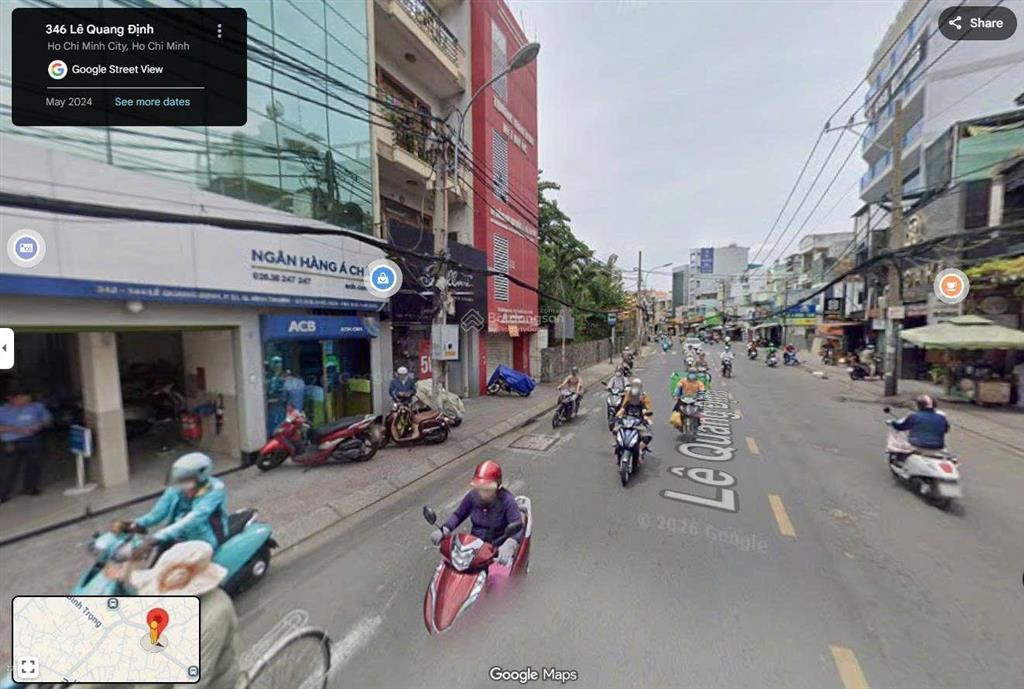 Bán nhà lê quang định 92m²  mặt tiền  4 tầng  có sân thượng  bình thạnh  giá 34.8 tỷ