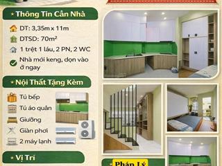 Tiếp tục giảm 100tr  bán nhà mới ở ngay  tặng full nội thất  khu đình phong phú 3 đồng nhỉnh.