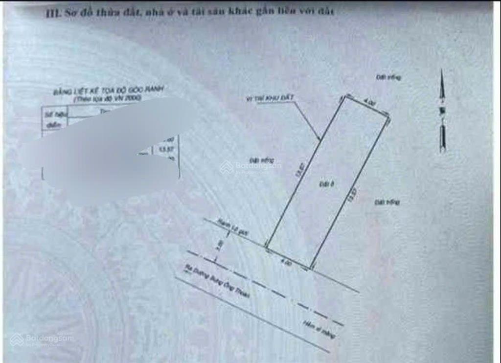 Cần bán gấp lô đất đẹp đường bưng ông thoàn, phú hữu, tp. thủ đức chỉ 4 tỷ nhỉnh