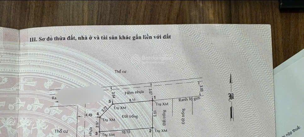 Lô góc 2 mặt tiền hẻm xe hơi nguyễn duy trinh  chỉ 3 tỷ nhỉnh  xây 1 trệt 3 lầu  full thổ