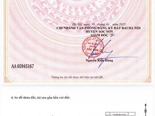 Hót hót hót chính chủ em bán lô đất tiềm năng hái ra tiền vị trí đẹp tại thôn tiên chu,