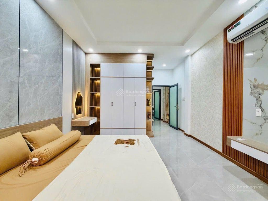 Nhà đẹp mới toanh , đường nhựa 8m thông  đs4 lê văn thọ gv, 3 tầng  50m2  8,39tỷ(tl)
