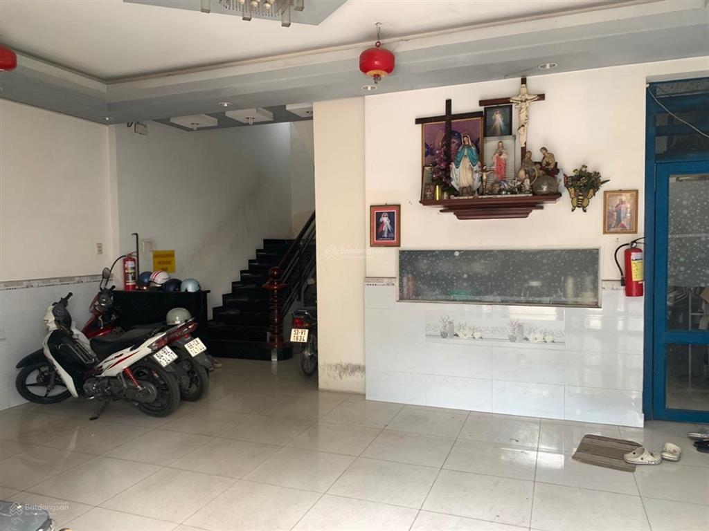 Nhà 4 tầng kiên cố  116m²  ngang 7m  hẻm 6m thông  dương quảng hàm  11,99tỷ (tl)