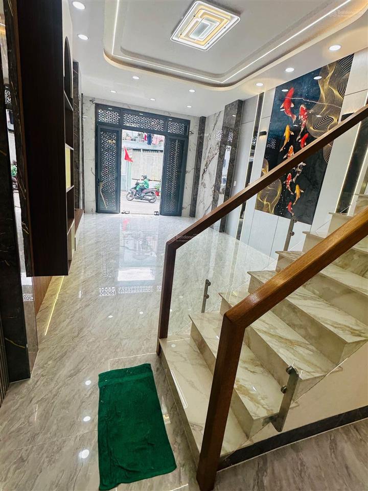 Căn mt đường nhựa 8m lk25, q12  4 tầng  75m2 (10*13,2), full nội thất, chỉ 7,5tỷ (bl)