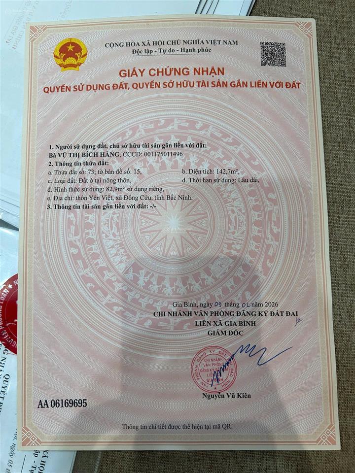 Bán đất ở thành phố bắc ninh giáp sân bay gia bình