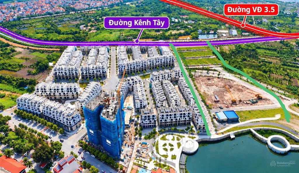Bán biệt thự liền kề vaquarius văn giang dt 90m², mặt tiền 6m, chỉ vào 15% ~ 1,7 tỷ vốn tự có