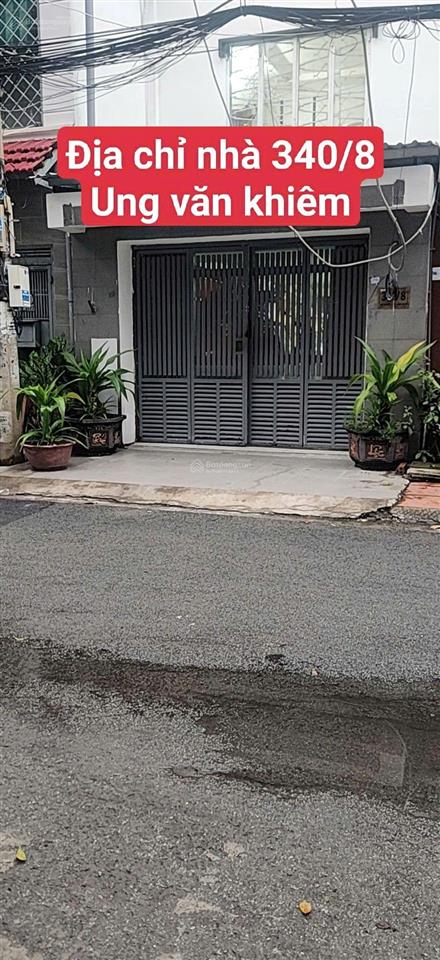 Bán nhà mặt phố 340/8 ung văn khiêm, 18,55 tỷ, 76m2, có cửa hậu hẻm 5m. sổ hồng 2026.