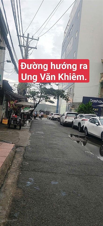 Bán nhà mặt phố 340/8 ung văn khiêm, 18,55 tỷ, 76m2, có cửa hậu hẻm 5m. sổ hồng 2026.