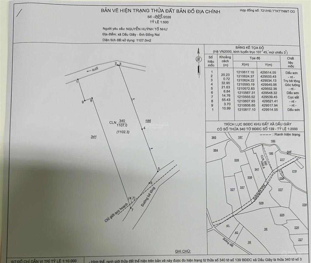 Chính chủ bán lô đất vườn ô tô vào tận đất phường dầu giây