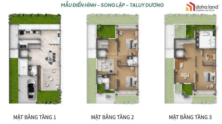Bán căn biệt thự song lập spring diện tích 195m2 giá hơn 14 tỷ view hồ.