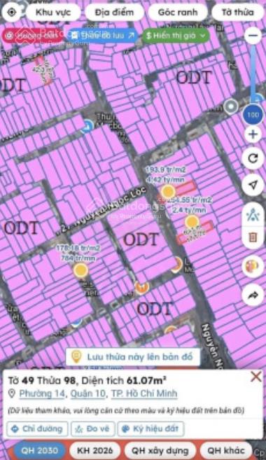 Cần bán gấp nhà phường diên hồng q10 cũ