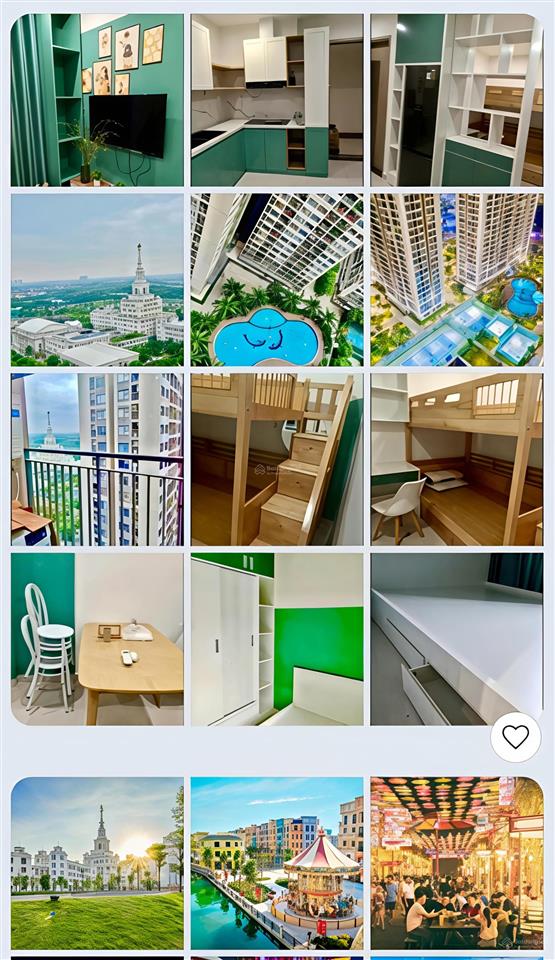 Chính chủ cho thuê căn hộ s2.12 vinhomes ocean park tòa gần hồ điều hòa biển hồ vinuni dt 43.4m²