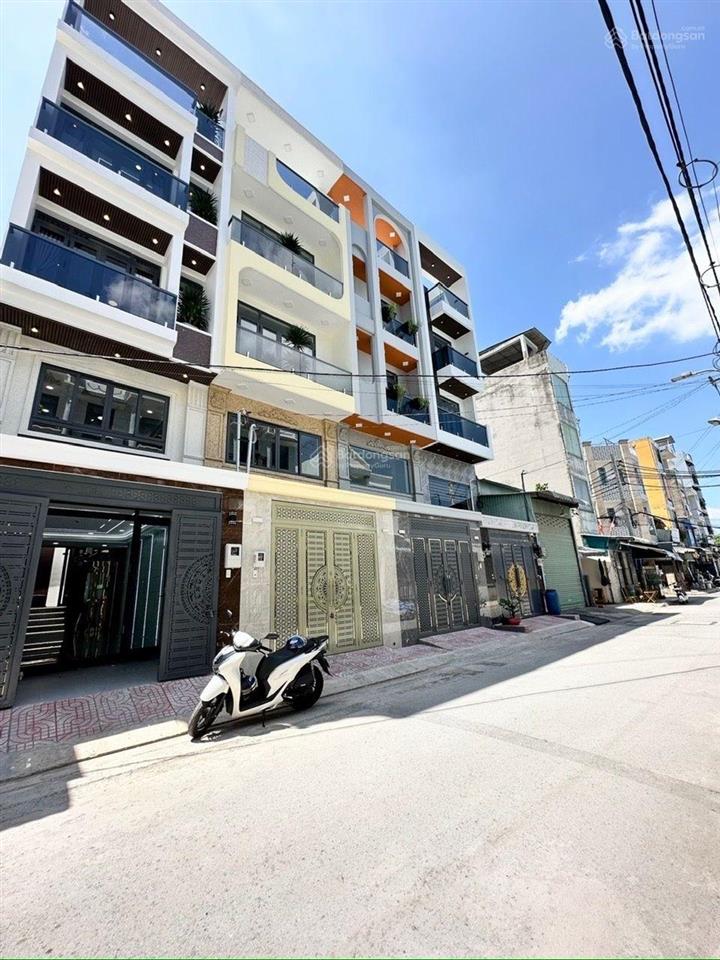 Bán nhà 5 tầng xây mới có thang máy gần khu tên lửa  aeon bình tân 5 phút (4x19) hẻm xe tải 7m