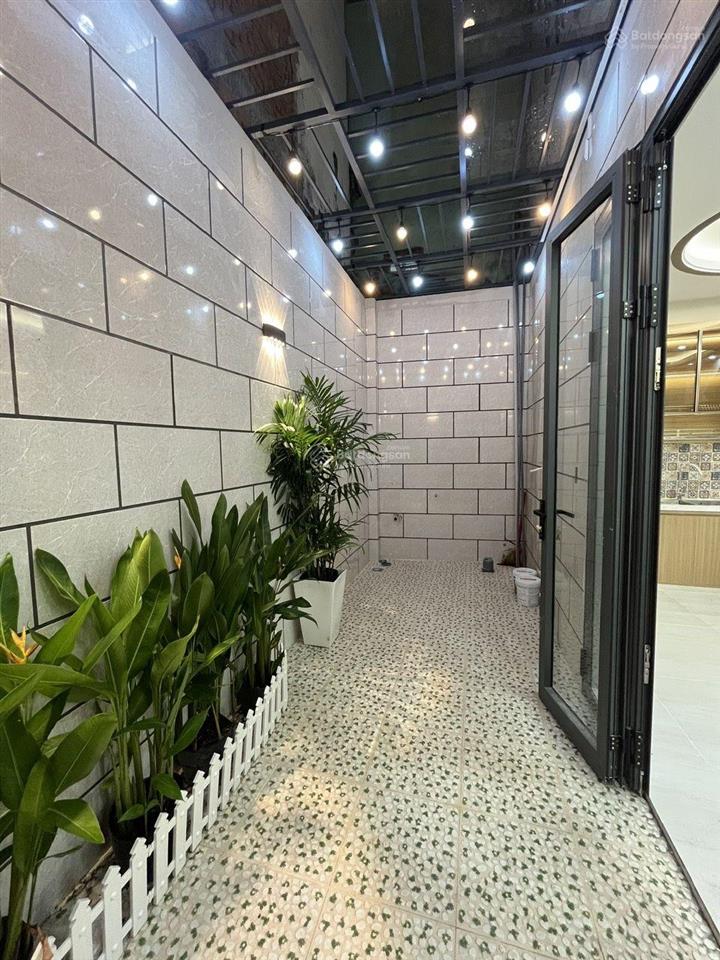 Bán nhà xây mới 3 tầng nguyễn văn luông  vòng xoay phú lâm (dt 75m²) hẻm 5 mét thông thoáng shr 7
