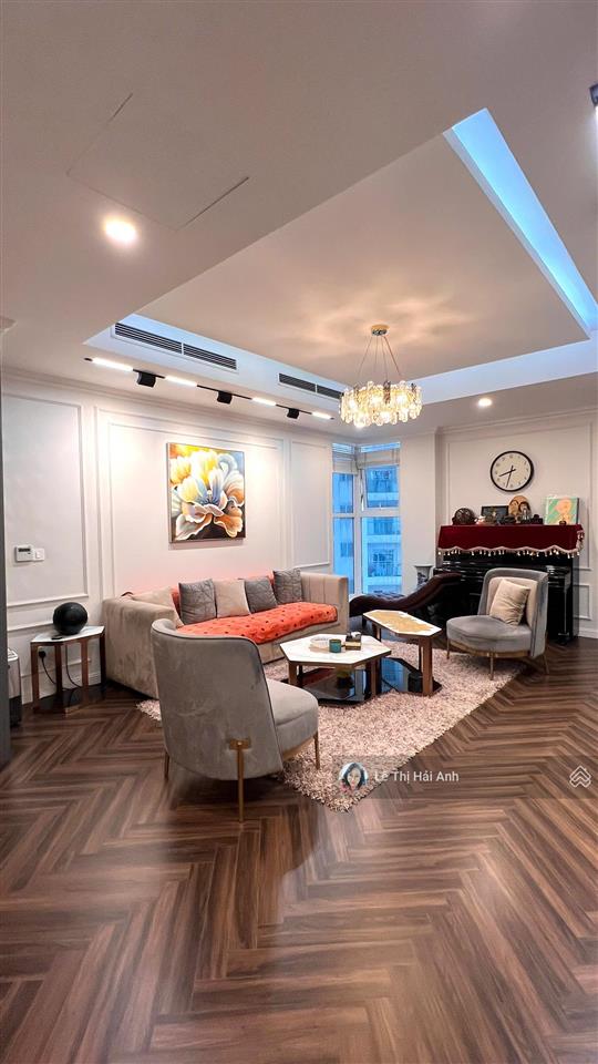 Em có căn 2 ngủ dt 114m²  tòa the link 5  tầng trung view công viên  full nội thất cao cấp