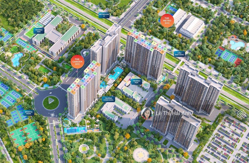 Chủ nhà cần bán căn 1 ngủ + toà g1, imperia sola park  đóng tiến độ  3,2 tỷ