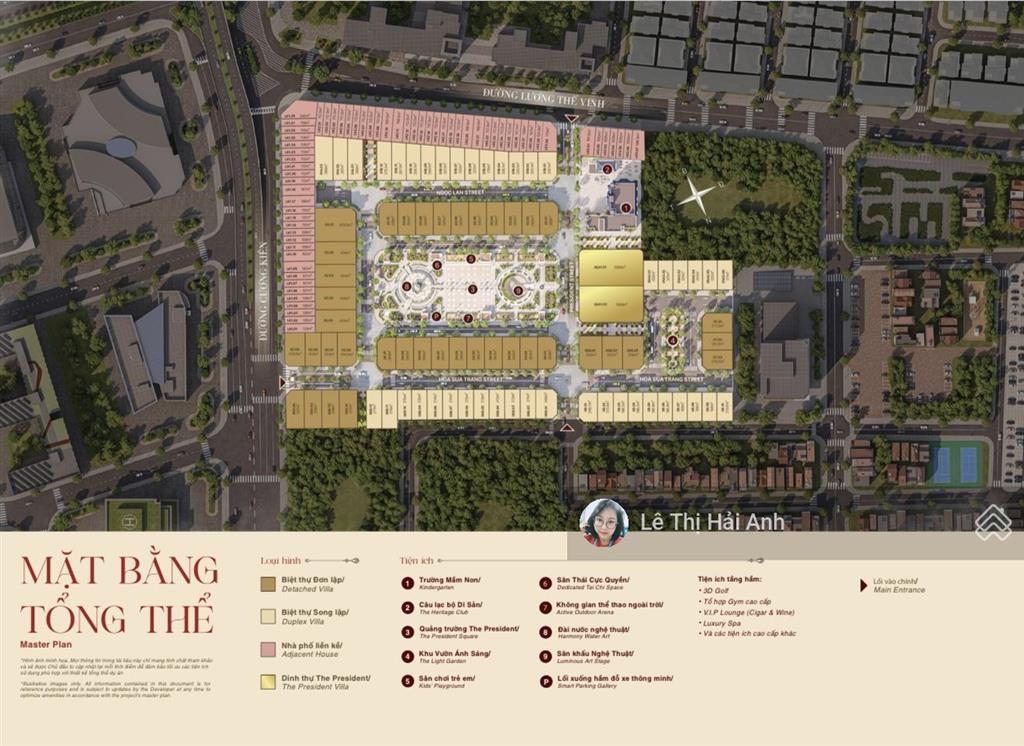 Quỹ 5 căn liền kề 112m2mặt đường lương thế vinh  sở hữu lâu dàigiá dự kiến từ 47 tỷ  0961 266 ***