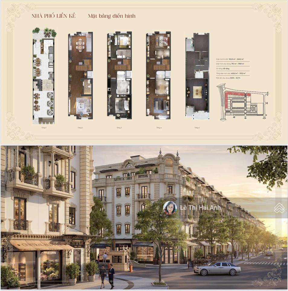 Quỹ 5 căn liền kề 112m2mặt đường lương thế vinh  sở hữu lâu dàigiá dự kiến từ 47 tỷ  0961 266 ***