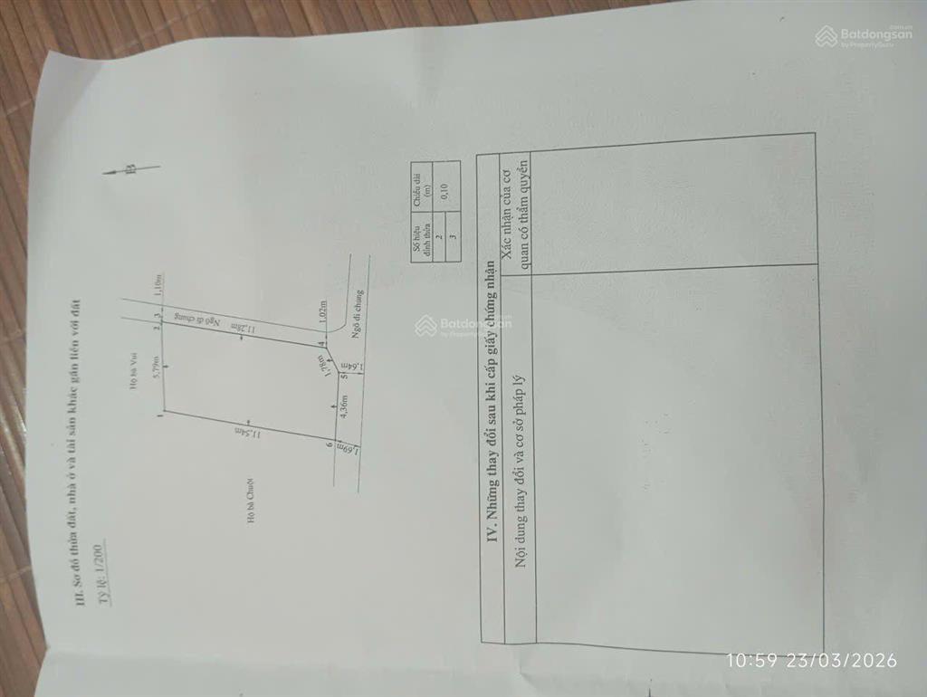Nhà 2 tầng diện tích sàn 70m2, ngõ 2 chợ hàng
