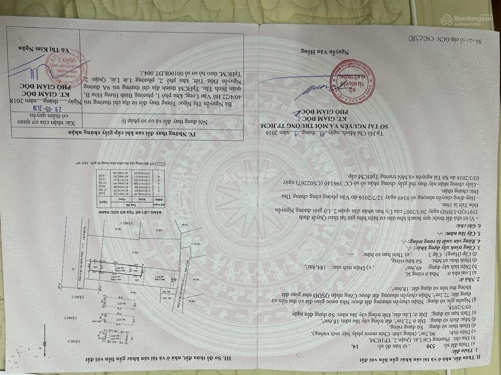 Nhà bán đường nguyễn đôn tiết, ngang 4 x 23, giá 12 tỷ 500 triệu