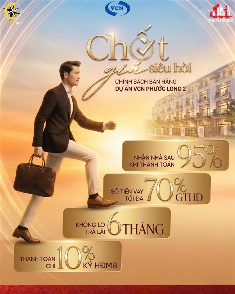 Nhà phố trung tâm, sở hữu dễ dàng chỉ từ 100 triệu tại vcn phước long 2 nha trang