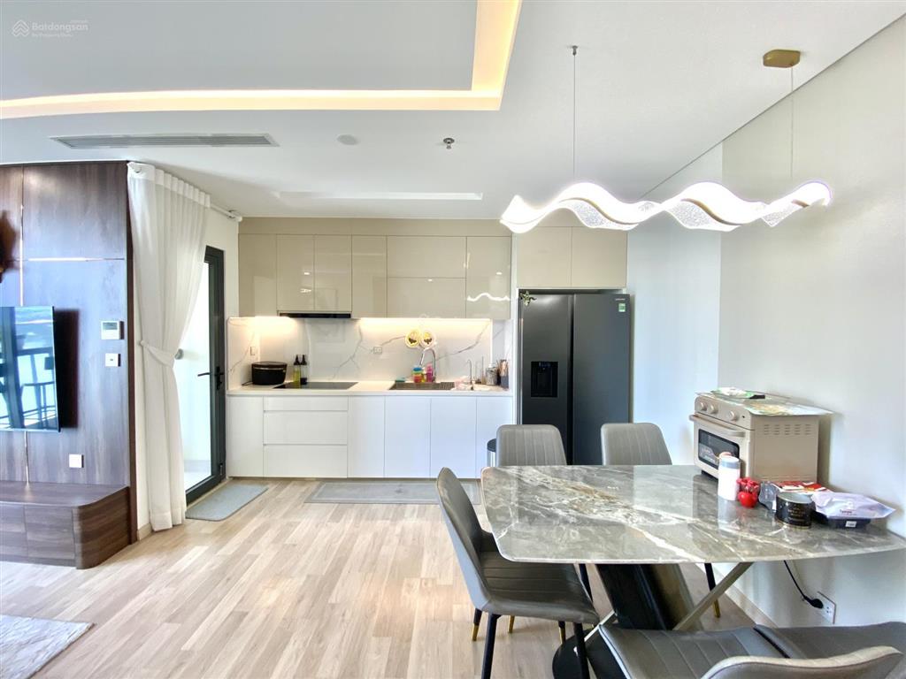 Cho thuê căn hộ 1 phòng ngủ +, nội thất sang trọng, tòa nhà ct1 luxury riverside, vcn phước long