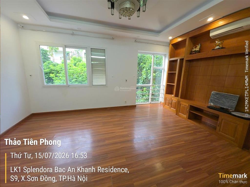 Chuyển nhượng liền kề splendora 102,6m², sổ đỏ. nhà sửa đẹp, 2 mặt thoáng, giá 24 tỷ thương lượng