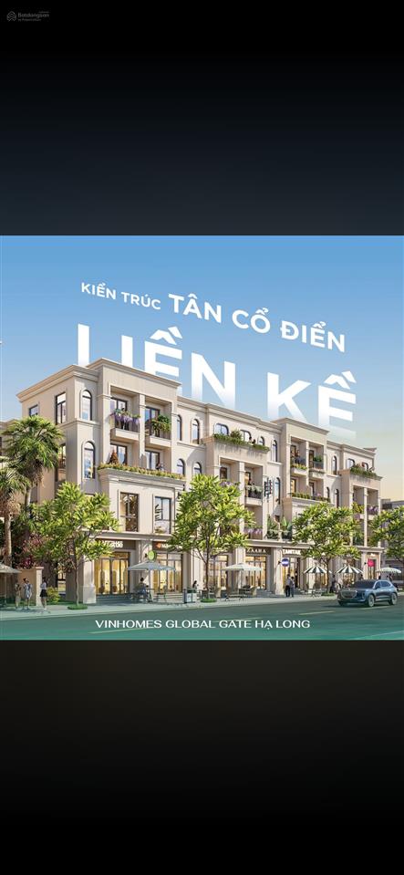 Nhà liền kề 60m tại vinhomes globalgate hạ long