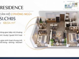 Em bán căn 2 ngủ cộng, trục 05a tòa sky2 tầng đẹp view bể bơi, hướng nam, giá 5,5 tỷ  0949 837 ***