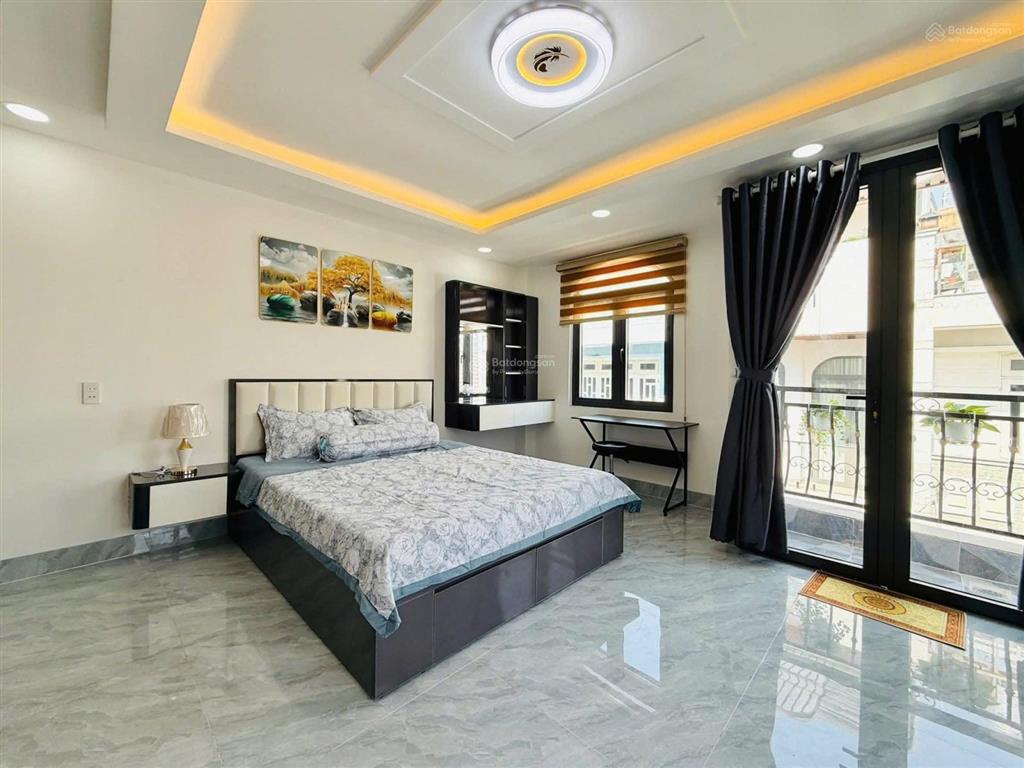 Bán gấp nhà mai xuân thưởng, 64m2, 5 tầng đúc kiên cố, 5pn 6wc, kế chợ bình tây, hẻm xe tải tới nhà