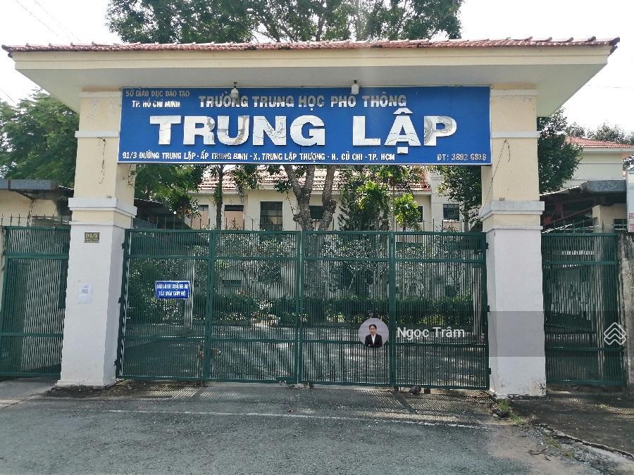 Kẹt tiền bán lô đất 160m2 giá 1 tỷ đường trung lập xã trung lập thượng huyện củ chi sổ hồng riêng